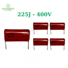 Tụ Kẹo Nâu Đỏ CL21 225J 400V