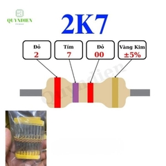 Điện trở Đài Loan 1/4W - 2K7