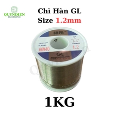Chì Hàn GL Nhẹ Lửa 1.2mm – Thiếc Hàn Cao Cấp Loại 1 | Cuộn 100g – 1KG