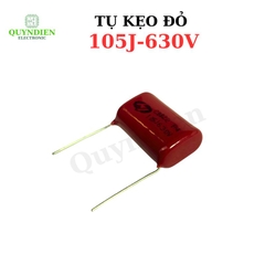 Tụ Kẹo Đỏ 105J 630V - Tụ Polyester - Điện Áp Cao