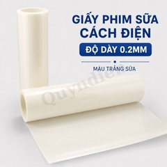 Giấy Phim Sữa Cách Điện 2 Mặt Bóng Dày 0.2mm