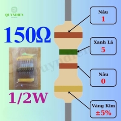 Điện trở Đài Loan 1/2W - 150Ω