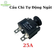 Cầu Chì Tự Động Reset 25A KYB8 125/250VAC – Bảo Vệ Quá Tải Thiết Bị Điện
