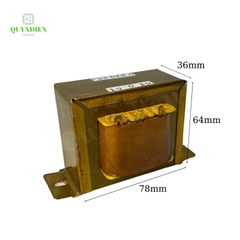 Biến áp 19V 5A dây đồng siêu bền - Dây ra (19V-0V-19V)