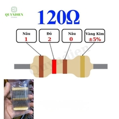 Điện trở Đài Loan 1/4W - 120R