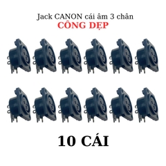 Jack Canon Cái Âm 3 Chân XRL Kết nối microphone mixer cục đẩy vang số lọc xì