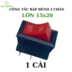 Công tắc bập bênh 2 chân KCD1 - 20x15mm loại Lớn