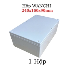 Hộp Nhựa ABS WANCHI 240x160x90mm Màu Trắng Nắp Đục
