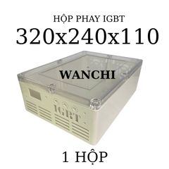 Hộp nhựa Phay sẵn IGBT nắp mica Trong 320x240x110mm