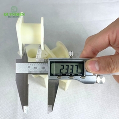 Lõi Nhựa Vuông Tròn 40 Quấn Cuộn Cảm Phân Tần Loa - Màu Trắng Sữa