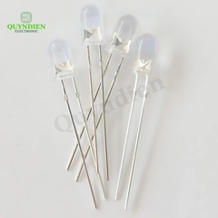 Đèn LED RGB Xanh Dương 5mm 2 Chân Siêu Sáng - 10 Bóng