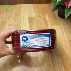 Dây Điện Đôi Mitasun 24AWG Lõi Đồng 16 Sợi Cách Điện PVC