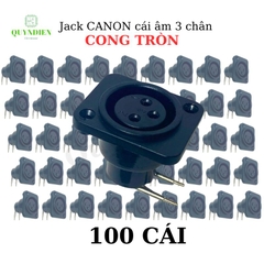 Jack Canon Cái Âm 3 Chân XRL ổ cắm jack canon Kết nối microphone mixer loa