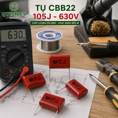 Tụ Kẹo Nâu Đỏ CBB22 105J-630V