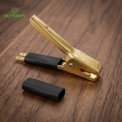Kẹp Bình Ắc Quy 100A Đồng Nguyên Chất Đỏ Đen