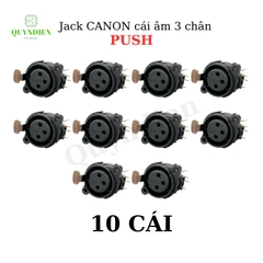 Jack Canon Cái Âm 3 Chân XRL Kết nối microphone mixer loa