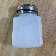 Lọ đựng dung dịch cồn xăng nước rửa mạch có nắp ấn 100ml 200ml 250ml