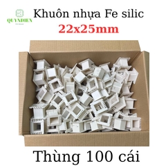 Khuôn nhựa quấn biến áp Fe silic 22x25mm-100 Cái