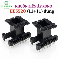 Khuôn Biến Áp Xung EE5520 Đứng (11+11 chân)
