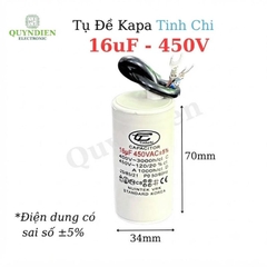 Tụ Đề Máy Bơm Nước 16uF 450VAC Tinh Chi