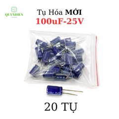 Tụ hóa 100uf - 25V