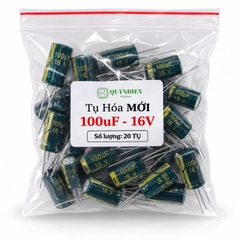 Tụ Hóa 100uf - 16V Màu ngẫu nhiên