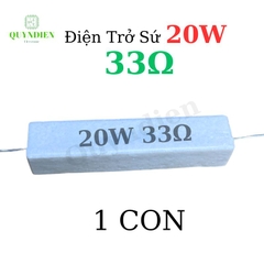 Điện trở sứ 20W 33R