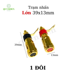Cọc Loa, trạm loa Nhấn Vàng 1 đôi ( 1 đen + 1 đỏ )