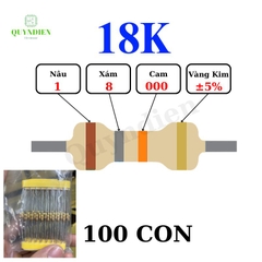 Điện trở Đài Loan 1/4W - 18K