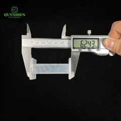 Lõi Nhựa Vuông Dài 64mm Quấn Cuộn Cảm Phân Tần Loa - Màu Trắng Trong