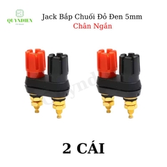 Trạm Loa Ampli Jack Loa Đôi Đỏ Đen M5 Chân Ngắn