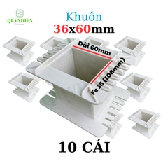 Khuôn nhựa quấn biến áp Fe silic 36x60mm