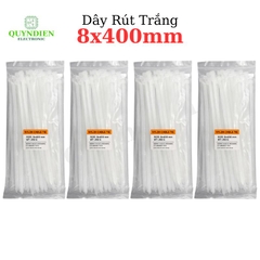 Dây Rút Nhựa Nhiều Kích Cỡ Màu Trắng Đen - Giá Bán 1Kg