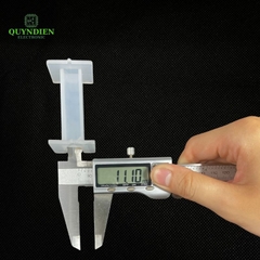 Lõi Nhựa Vuông Dài 64mm Quấn Cuộn Cảm Phân Tần Loa - Màu Trắng Trong