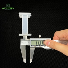Lõi Nhựa Vuông Dài 64mm Quấn Cuộn Cảm Phân Tần Loa - Màu Trắng Trong