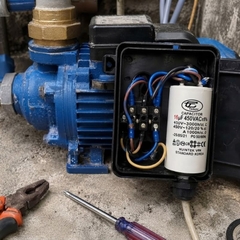 Tụ Đề Máy Bơm Nước 16uF 450VAC Tinh Chi