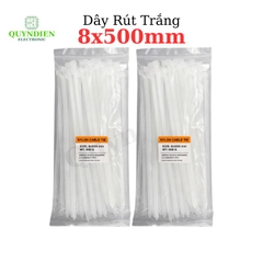 Dây Rút Nhựa Nhiều Kích Cỡ Màu Trắng Đen - Giá Bán 1Kg