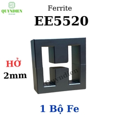 Ferite biến áp xung EE5520 PC40 Fe HỞ