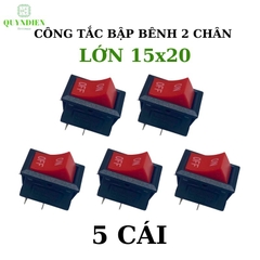 Công tắc bập bênh 2 chân KCD1 - 20x15mm loại Lớn