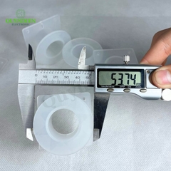 Lõi Nhựa Vuông Tròn 55 Quấn Cuộn Cảm Phân Tần Loa - Màu Trắng Trong