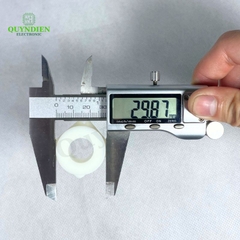 Lõi Khuôn Nhựa Vuông Tròn 30mm Màu Trắng Sữa