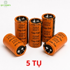 Tụ Lọc Nguồn 220uF 450V DC