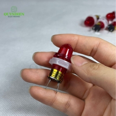 Bóng đèn báo pha 2 chân 220v màu đỏ 10mm