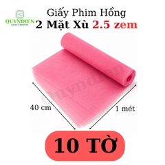 Giấy Phim Cách Điện Hồng Dày 0.25mm