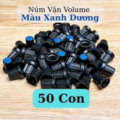 Núm Vặn Volume Nhựa Màu Xanh Trục Hoa Mai