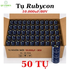 Tụ hóa lọc nguồn Rubycon 80v 10.000uf dùng trong thiết bị âm thanh, nguồn xung
