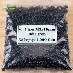 Ốc Vít Nhọn Đầu Tròn M3x10mm
