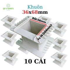 Khuôn nhựa quấn biến áp Fe silic 36x68mm