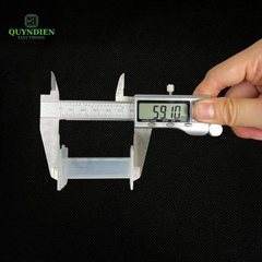 Lõi Khuôn Nhựa Vuông Dài 60mm Màu Trắng Trong