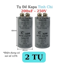 Tụ Đề Khởi Động Tinh Chi 200uF 250VAC